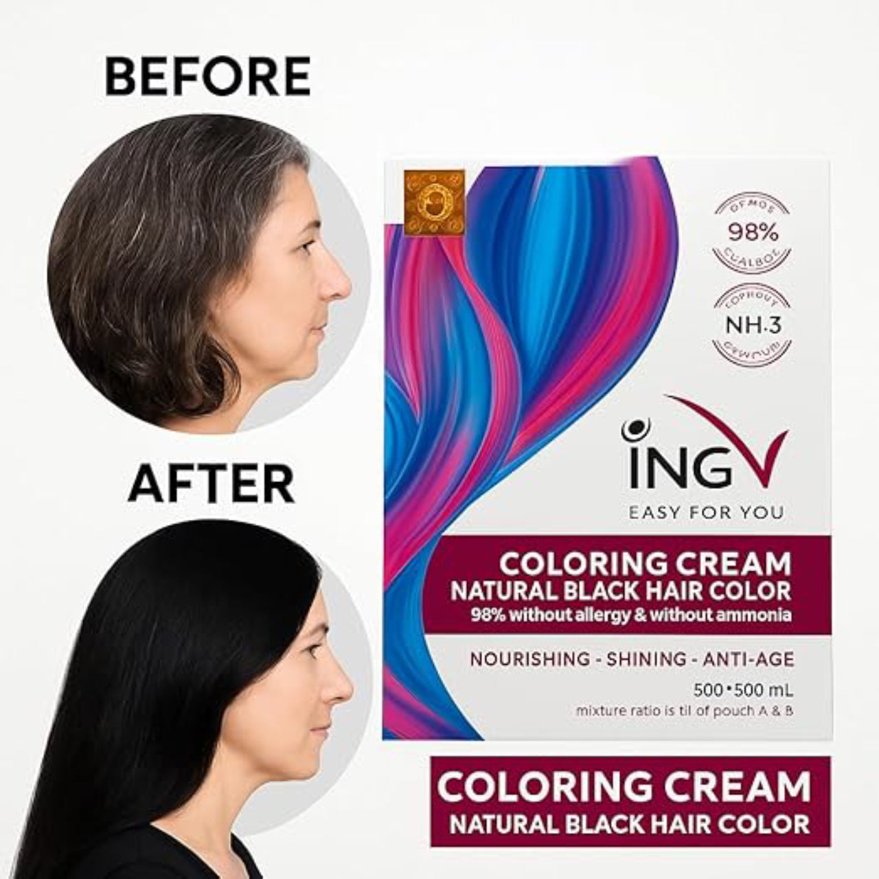 ING Hair Coloring Cream (Original)