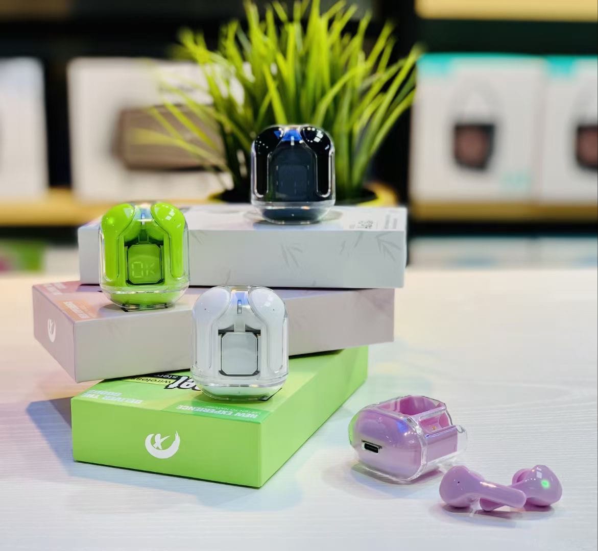 TWS transparent earbuds